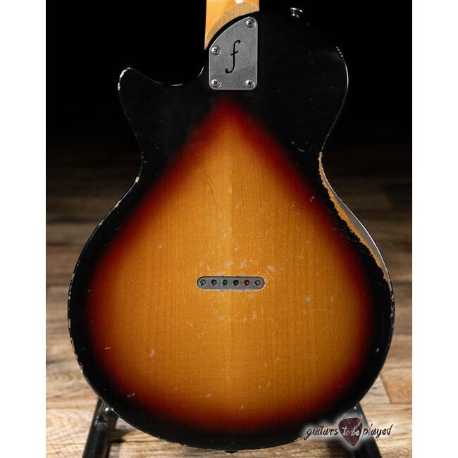 Fano SP6 Oltre Maple Neck Lollar P-90 & Fano T Guitar w/ Bag – 3-Tone Sunburst