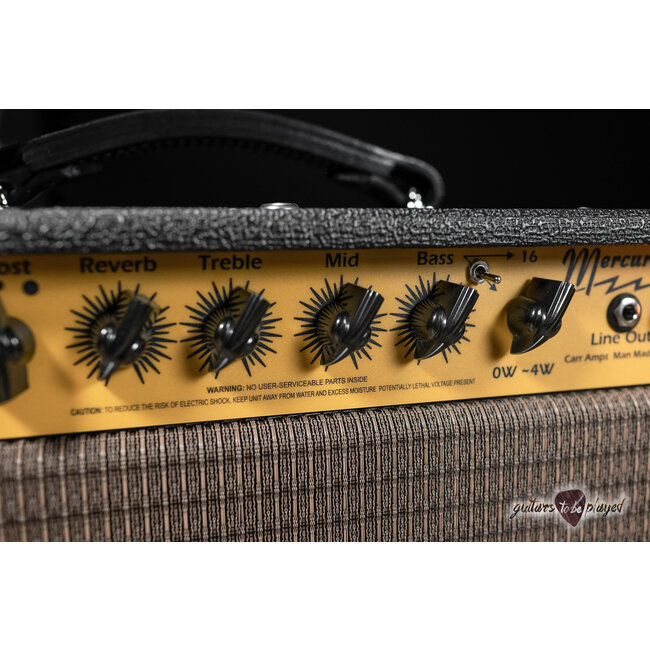 Carr Amps Mercury V 16W Head – Black