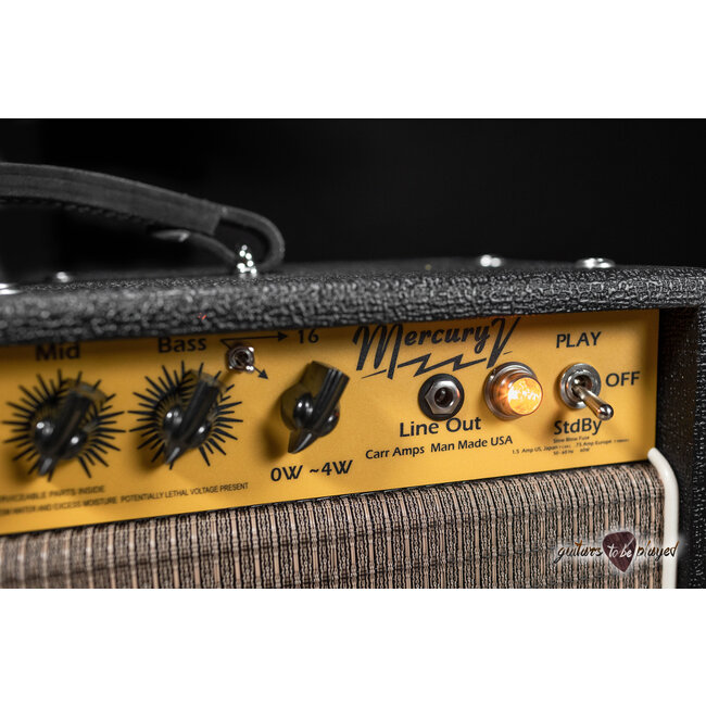 Carr Amps Mercury V 16W Head – Black
