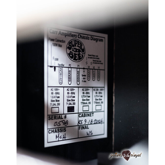 Carr Amps Super Bee 10W 1x10” Combo – Brown Gator/Cream