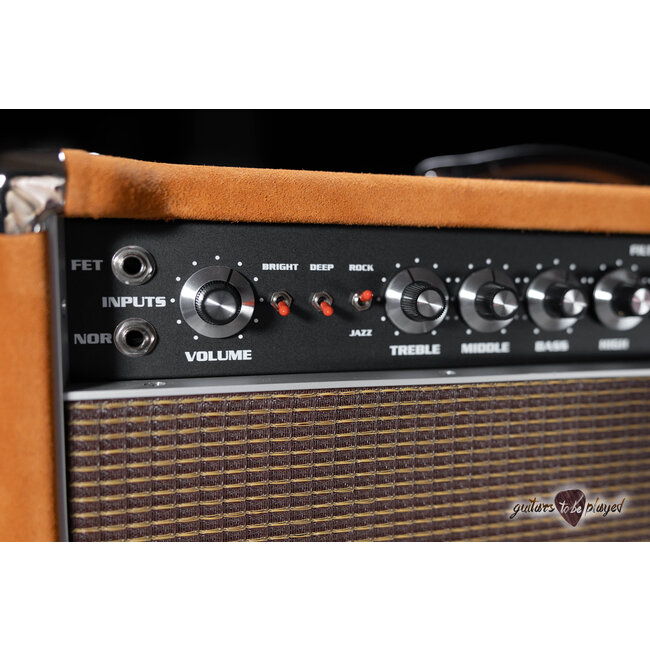 Amplified Nation Six String Sustain 50W Head – Golden Brown Suede