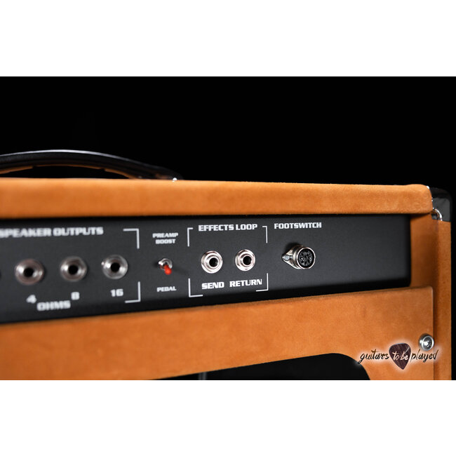 Amplified Nation Six String Sustain 50W Head – Golden Brown Suede