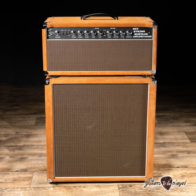 Amplified Nation Six String Sustain 50W Head & 212 Cab – Golden Brown Suede