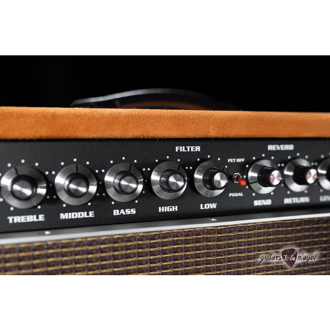 Amplified Nation Six String Sustain 50W Head & 212 Cab – Golden Brown Suede