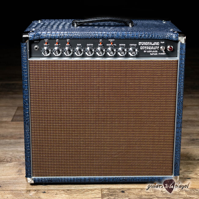 Amplified Nation Wonderland Overdrive V2 Tube-Rectified 50W Combo – Blue Croc