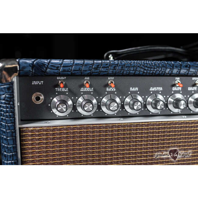 Amplified Nation Wonderland Overdrive V2 Tube-Rectified 50W Combo – Blue Croc