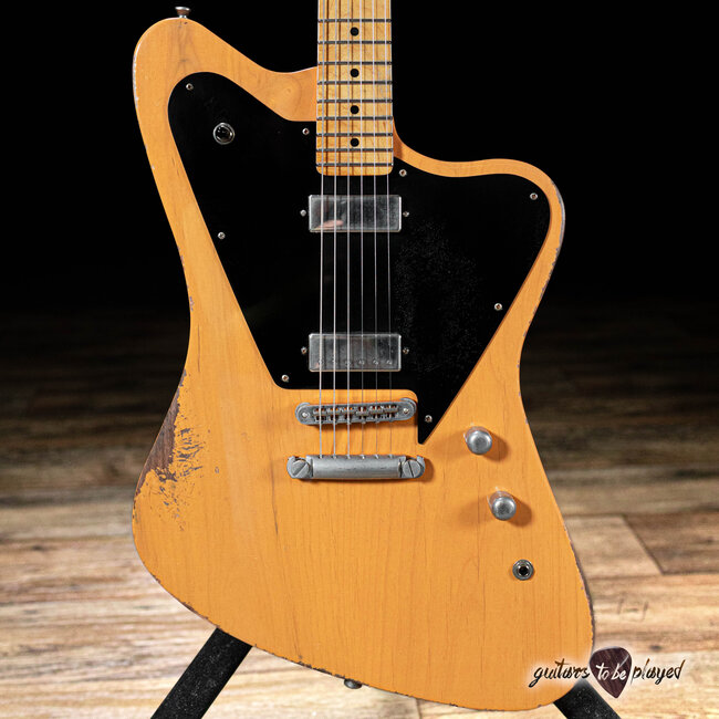 Fano PX6 Alt de Facto Maple Neck Lollar FB/Mini HB Guitar – Butterscotch Blonde