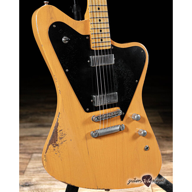 Fano PX6 Alt de Facto Maple Neck Lollar FB/Mini HB Guitar – Butterscotch Blonde