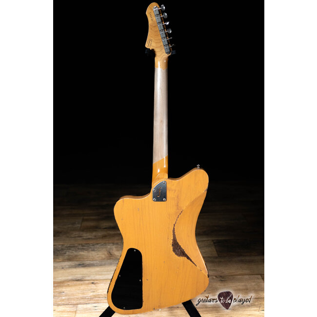 Fano PX6 Alt de Facto Maple Neck Lollar FB/Mini HB Guitar – Butterscotch Blonde
