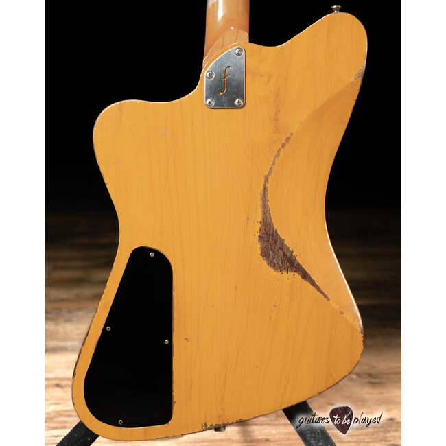 Fano PX6 Alt de Facto Maple Neck Lollar FB/Mini HB Guitar – Butterscotch Blonde