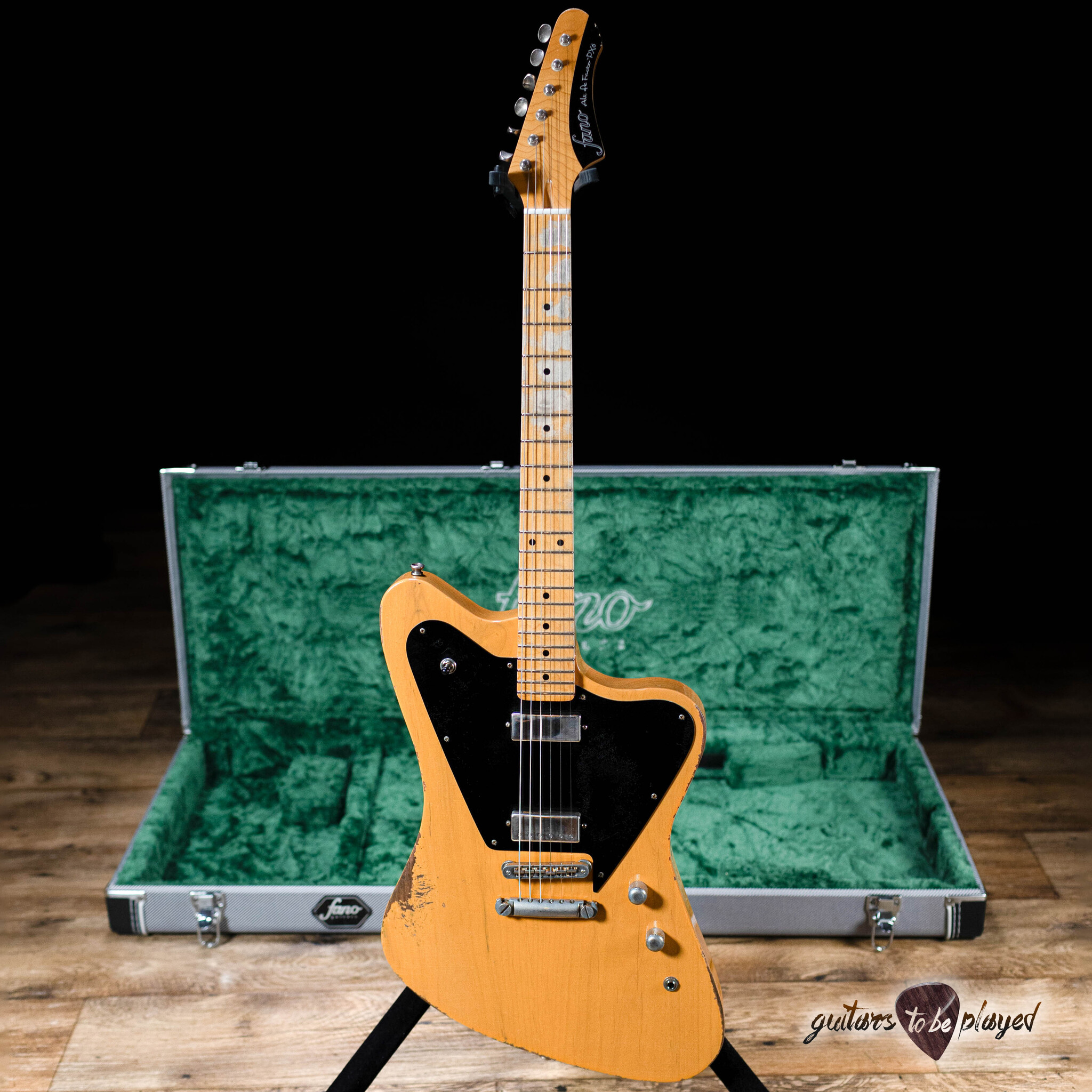 Fano PX6 Alt de Facto Maple Neck Lollar FB/Mini HB – Butterscotch