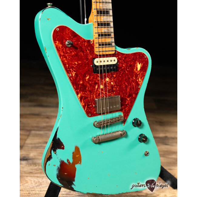 Fano PX6 Alt de Facto Maple Neck Lollar Imperials w/ Case – Seafoam Green/3TSB