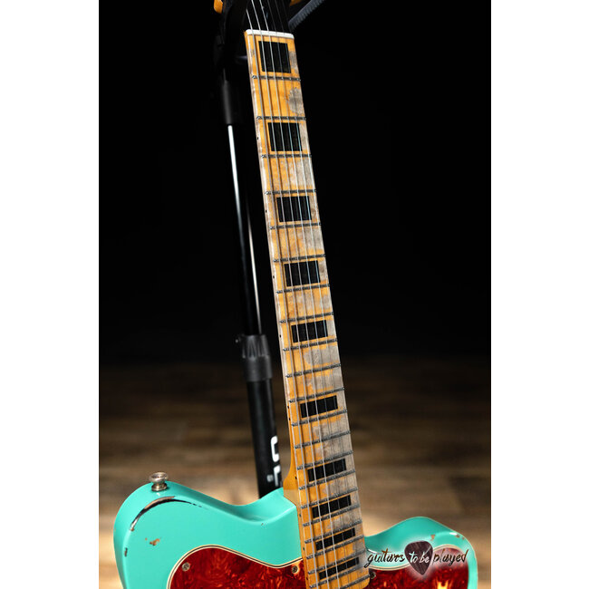 Fano PX6 Alt de Facto Maple Neck Lollar Imperials w/ Case – Seafoam Green/3TSB