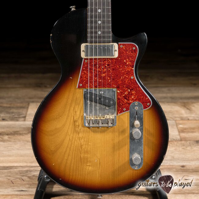 Fano SP6 Oltre Lollar Mini HB/Special T Guitar w/ Gigbag – Tobacco Burst