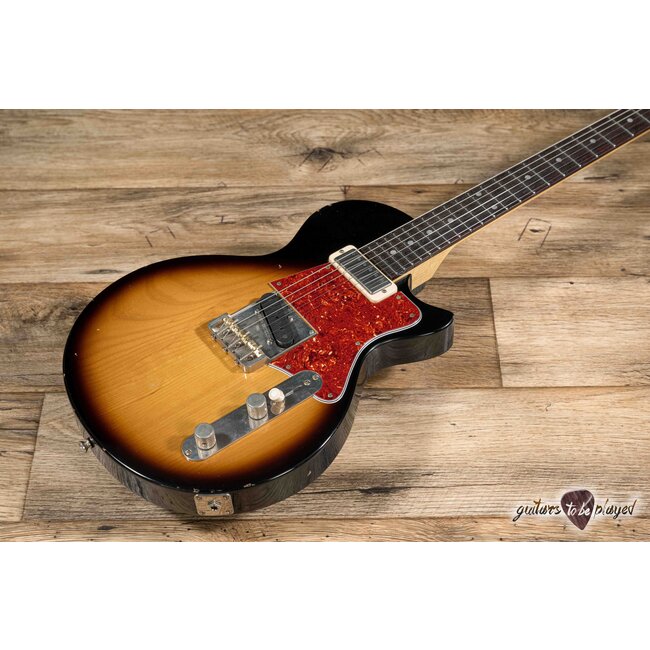 Fano SP6 Oltre Lollar Mini HB/Special T Guitar w/ Gigbag – Tobacco Burst