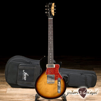 Fano Guitars Fano SP6 Oltre Lollar Mini HB/Special T Guitar w/ Gigbag – Tobacco Burst