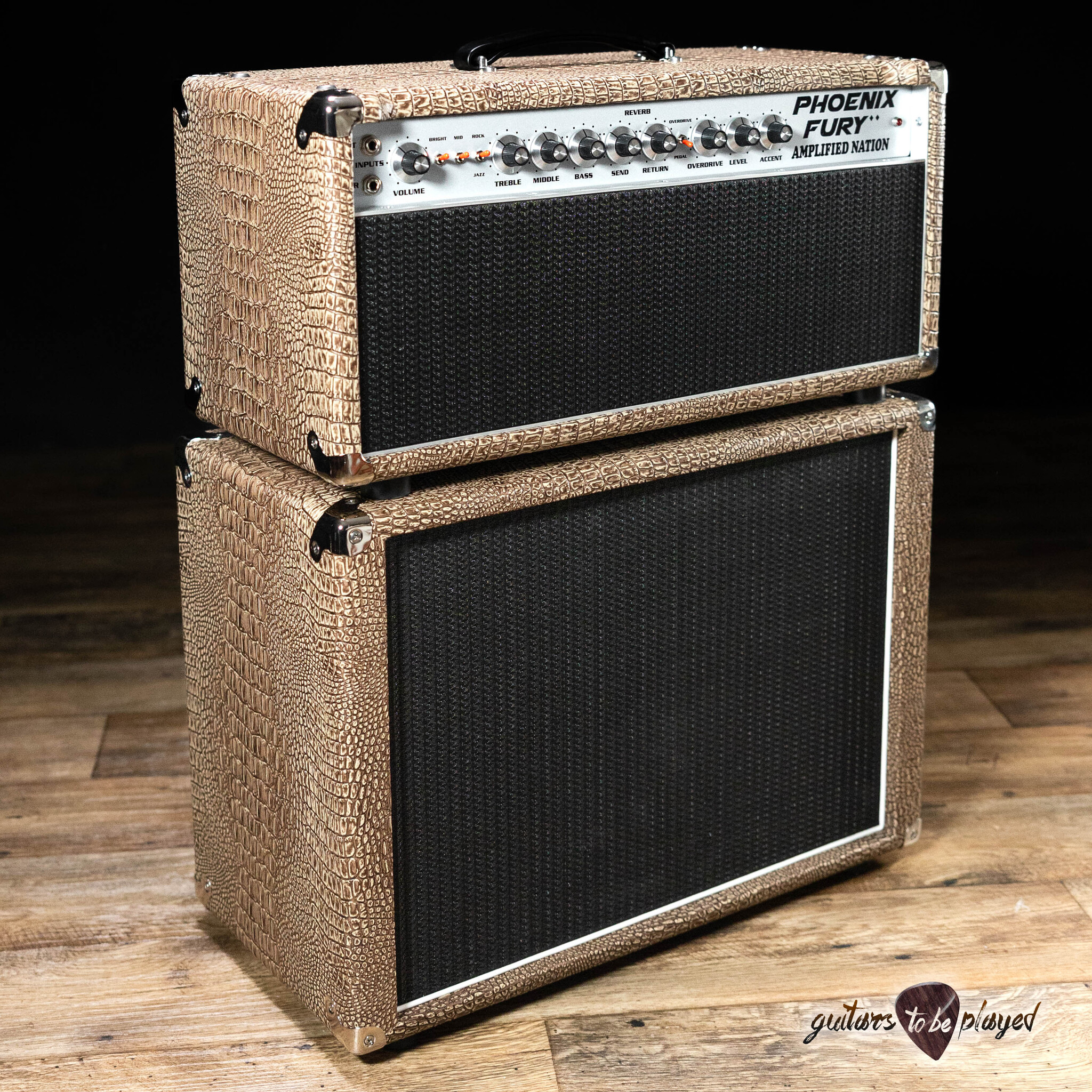 Amplified Nation Phoenix Fury 50W Head & 112 Cab – Bronze Croc