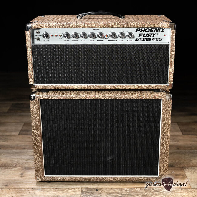 Amplified Nation Phoenix Fury 50W Head & 112 Cab – Bronze Croc