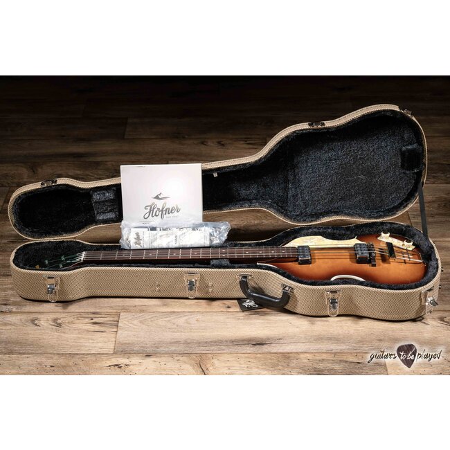 Hofner 1962 Reissue “Mersey” (H500/1-62-0) Violin Bass w/ Case – Sunburst