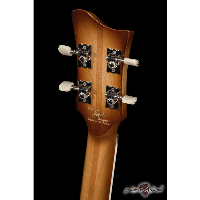Hofner 1964 Reissue Left-Handed Violin Bass (H500/1-64L-0) w/ Case – Sunburst