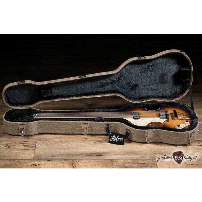 Hofner 1964 Reissue Left-Handed Violin Bass (H500/1-64L-0) w/ Case – Sunburst