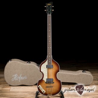 Hofner Hofner 1964 Reissue Left-Handed Violin Bass (H500/1-64L-0) w/ Case – Sunburst