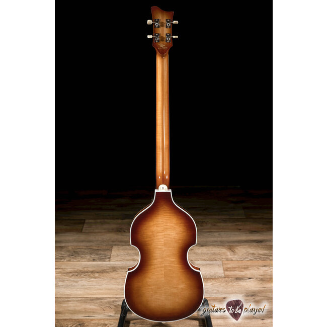Hofner 1964 Reissue Left-Handed Violin Bass (H500/1-64L-0) w/ Case – Sunburst