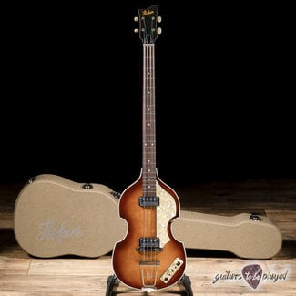 Hofner 1962 Reissue “Mersey” (H500/1-62-0) Violin Bass w/ Case – Sunburst