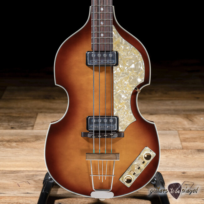 Hofner 1962 Reissue “Mersey” (H500/1-62-0) Violin Bass w/ Case – Sunburst