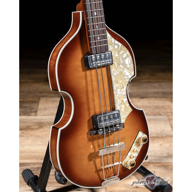 Hofner 1962 Reissue “Mersey” (H500/1-62-0) Violin Bass w/ Case – Sunburst