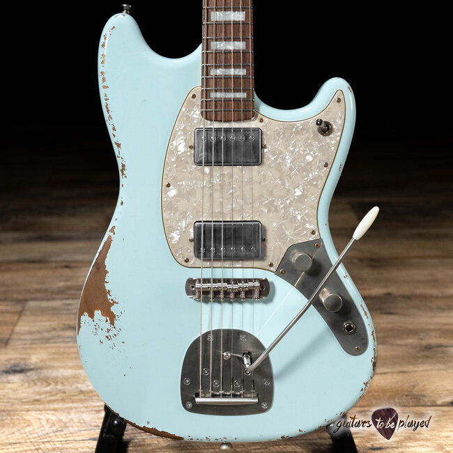 Fano MG6 Alt de Facto Lollar El Rayos & Descendant Vibrato w/ Case – Blue Boy