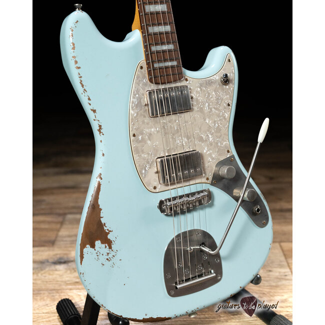 Fano MG6 Alt de Facto Lollar El Rayos & Descendant Vibrato w/ Case – Blue Boy
