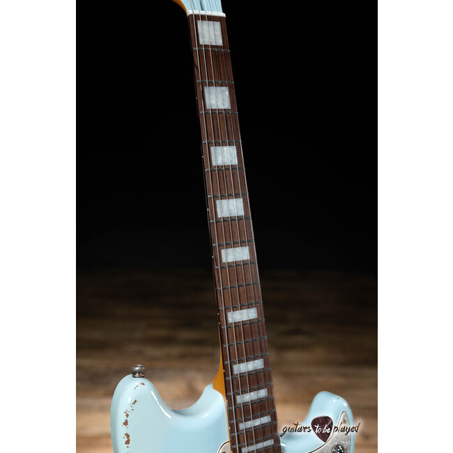 Fano MG6 Alt de Facto Lollar El Rayos & Descendant Vibrato w/ Case – Blue Boy