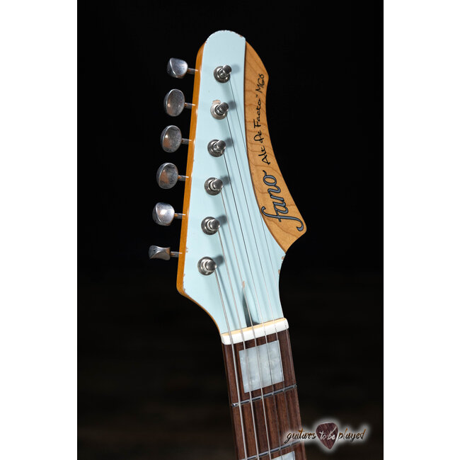 Fano MG6 Alt de Facto Lollar El Rayos & Descendant Vibrato w/ Case – Blue Boy