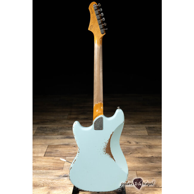 Fano MG6 Alt de Facto Lollar El Rayos & Descendant Vibrato w/ Case – Blue Boy
