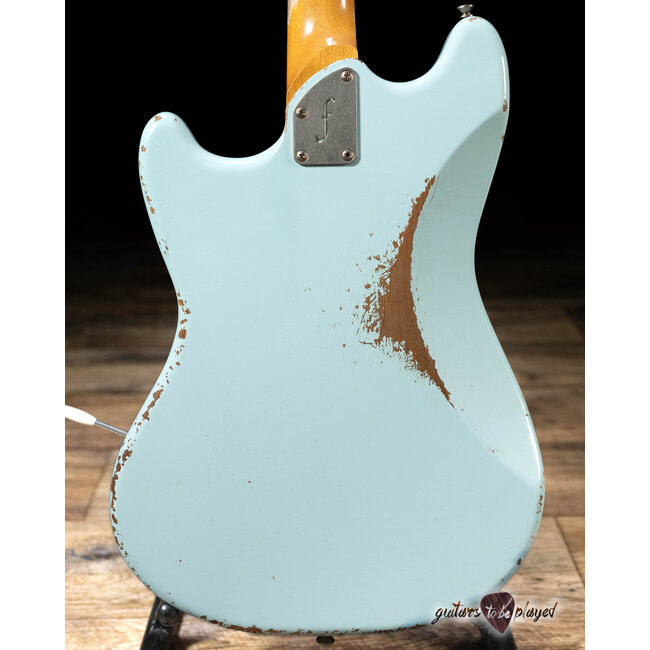 Fano MG6 Alt de Facto Lollar El Rayos & Descendant Vibrato w/ Case – Blue Boy