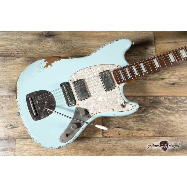 Fano MG6 Alt de Facto Lollar El Rayos & Descendant Vibrato w/ Case – Blue Boy