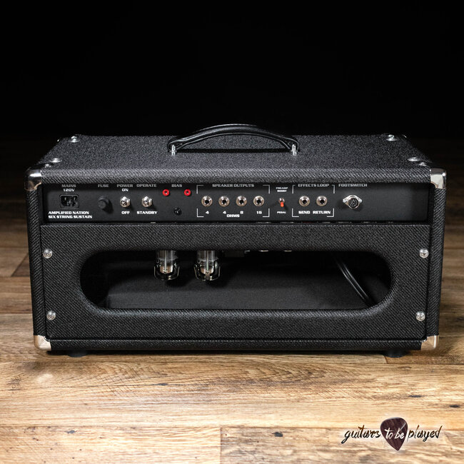 Amplified Nation Six String Sustain 50W Head – Black Lacquered Tweed