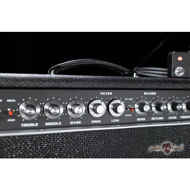 Amplified Nation Six String Sustain 50W Head & 115 Cab – Black Lacquered Tweed
