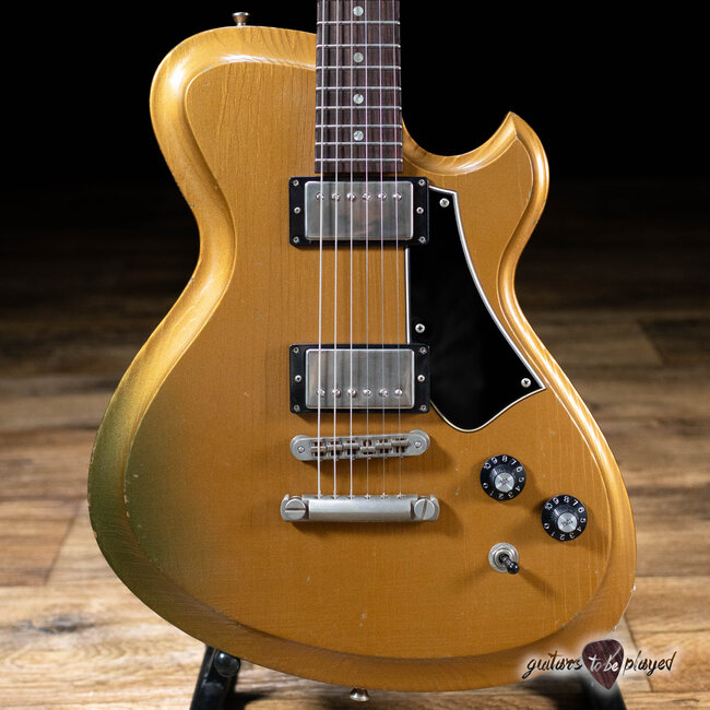 Novo Nucleus Solus H2 Guitar w/ Fralin Pure PAF's – Gold Top Gold