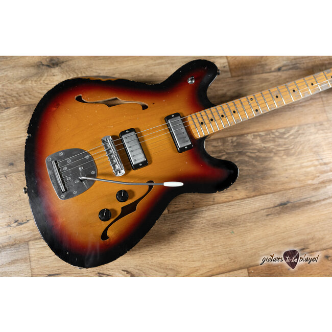 Fano GF6 Alt de Facto Lollar Mini HB’s & Descendant Vibrato – 3-Tone Sunburst