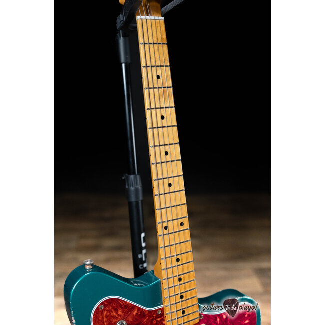 Fano PX6 Oltre Maple Neck Lollar P-90 Guitar w/ Gigbag – Ocean Turquoise