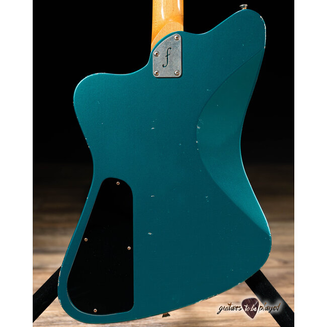 Fano PX6 Oltre Maple Neck Lollar P-90 Guitar w/ Gigbag – Ocean Turquoise