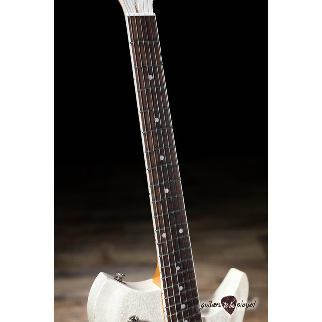 Fano RB6 Alt de Facto Mahogany Lollar Staple P-90 Guitar w/ Bigsby – Driftwood