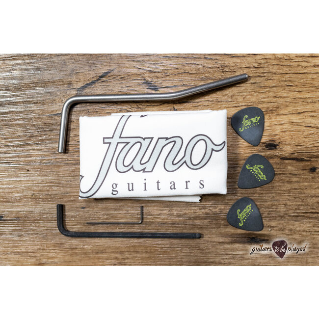 Fano PX6 Oltre Maple Neck Lollar P-90 Guitar w/ Gigbag – Ocean Turquoise