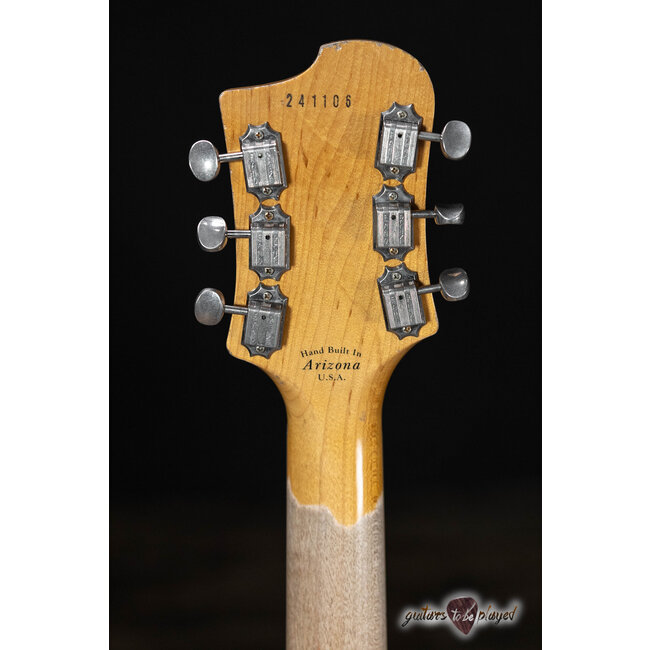 Fano RB6 Alt de Facto Lollar P-90 Bigsby Guitar w/ Case – Gold Top