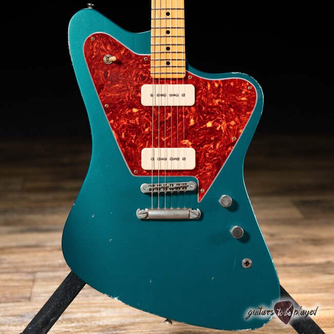 Fano PX6 Oltre Maple Neck Lollar P-90 Guitar w/ Gigbag – Ocean Turquoise