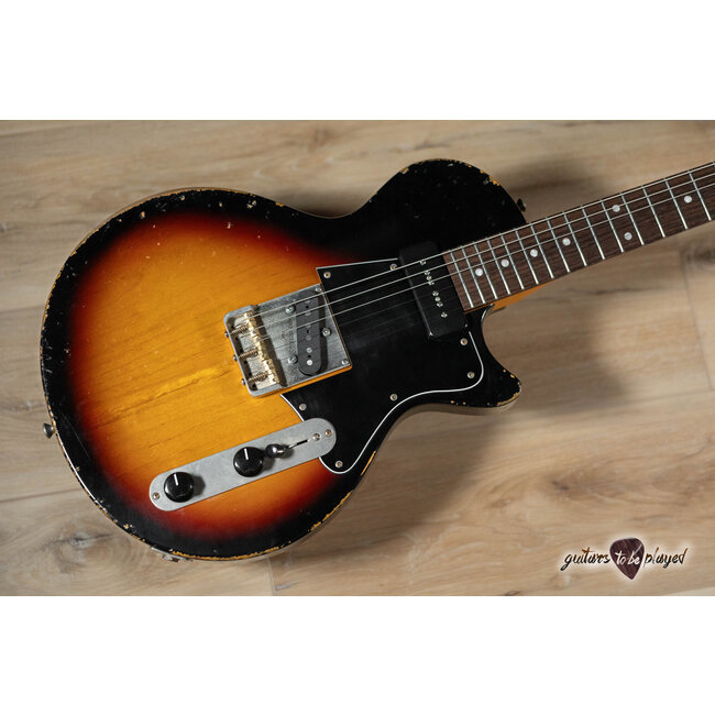 Fano SP6 Oltre P-90/T-Style Guitar w/ Gigbag – 3-Tone Sunburst