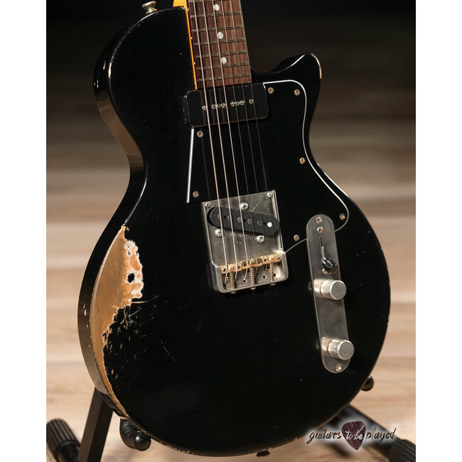 Fano SP6 Oltre P-90/T-Style Guitar w/ Gigbag – Bull Black