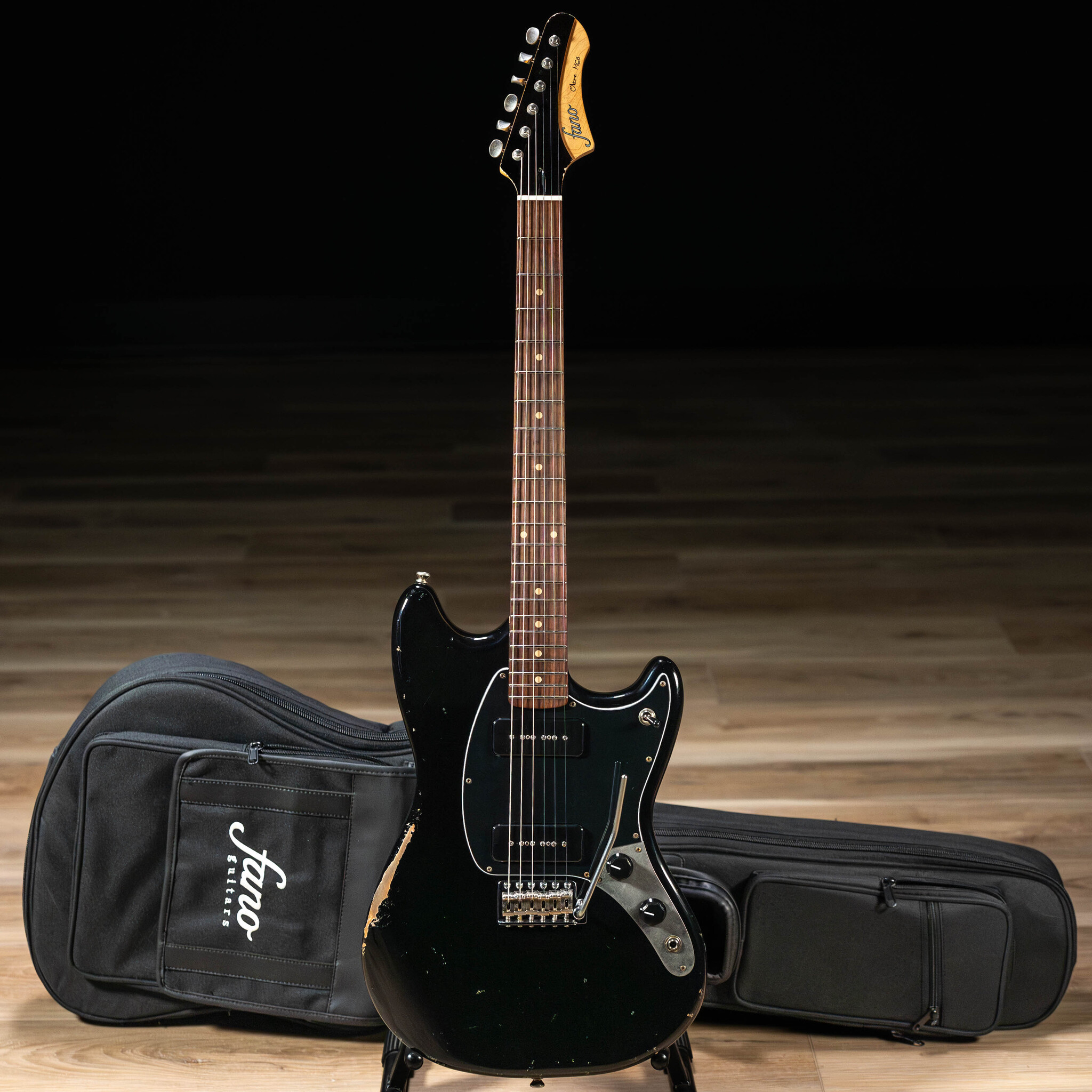 Fano MG6 Oltre P-90 Guitar w/ Gigbag – Bull Black - Guitars To Be